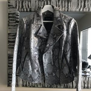 Python Leather Jacket